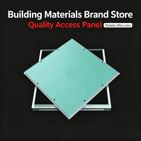 Aluminium frame plasterboard access panel