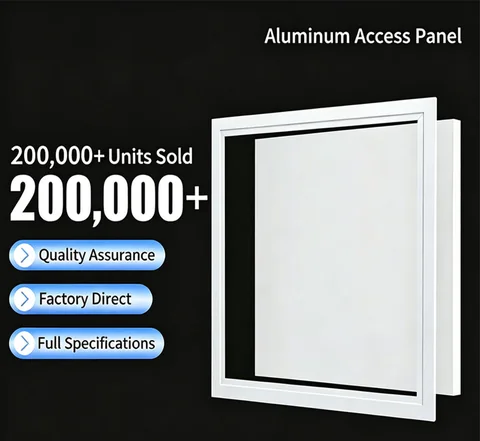 Aluminium lift-up contemporary access panel