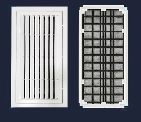 Hinged return air grille 600x300mm