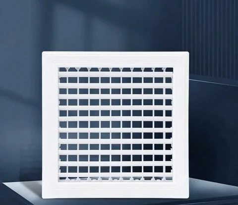 Thickened ABS double deflection air grille 400x400mm