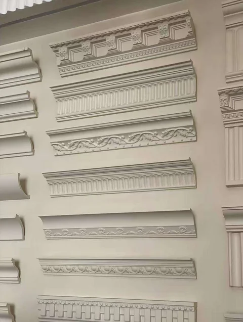French new tiger head European piano cornice profile